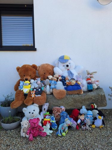 Menace de fermeture d'une classe au RPI Trélévern-Trévou : un gang de doudous envahit l'école pour défendre la 5ème classe... et d'autres se préparent à entrer en action ... à suivre..