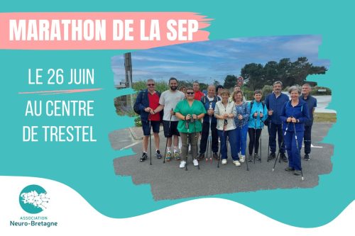 à votre agenda :  vendredi 26 juin "marathon de la SEP" avec le Centre de Rééducation de Trestel