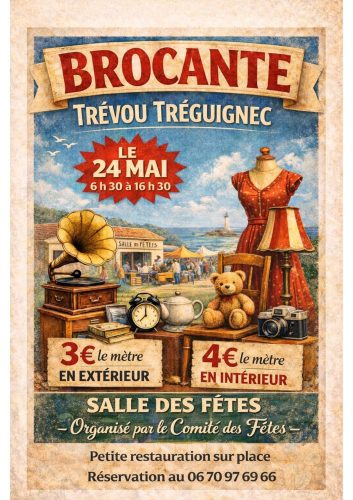 dimanche 24 mai : brocante du Comité des fêtes... les inscriptions sont prises dès à présent.