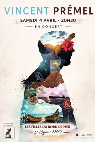 CONCERT samedi 04 avril  VINCENT PREMEL Aux Filles Du Bord de Mer au Royau