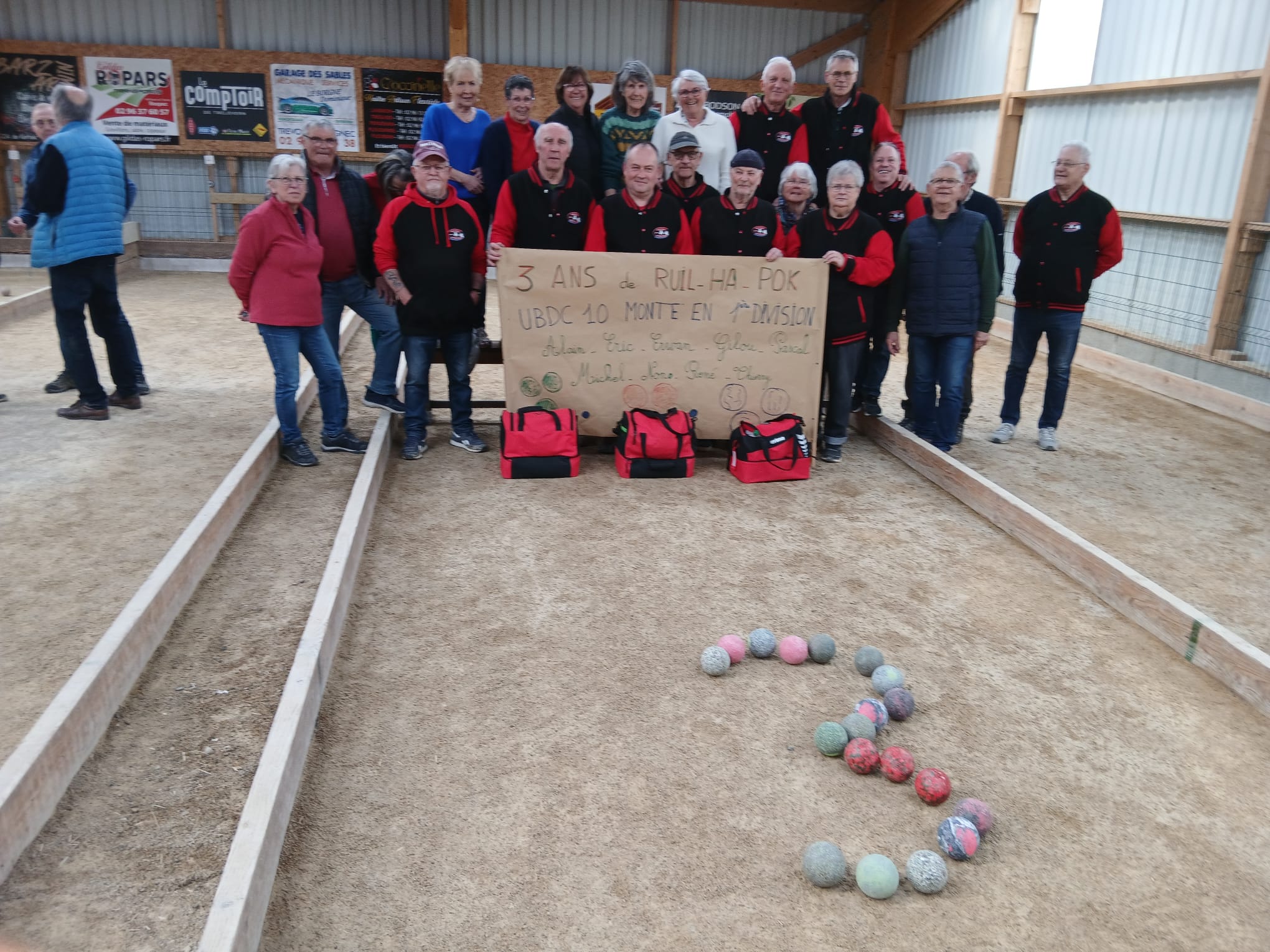 UBDC (Union Bouliste des Deux Clochers) - les boulistes vétérans vont de l'avant !