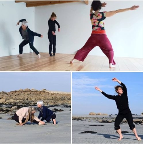 Stage Mouvement sensoriel et danse improvisation en salle et sur la plage les 25 et 26 avril de 10h au Royau