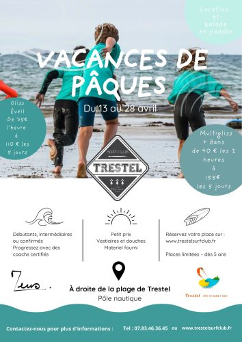 Venez surfer à Pâques !