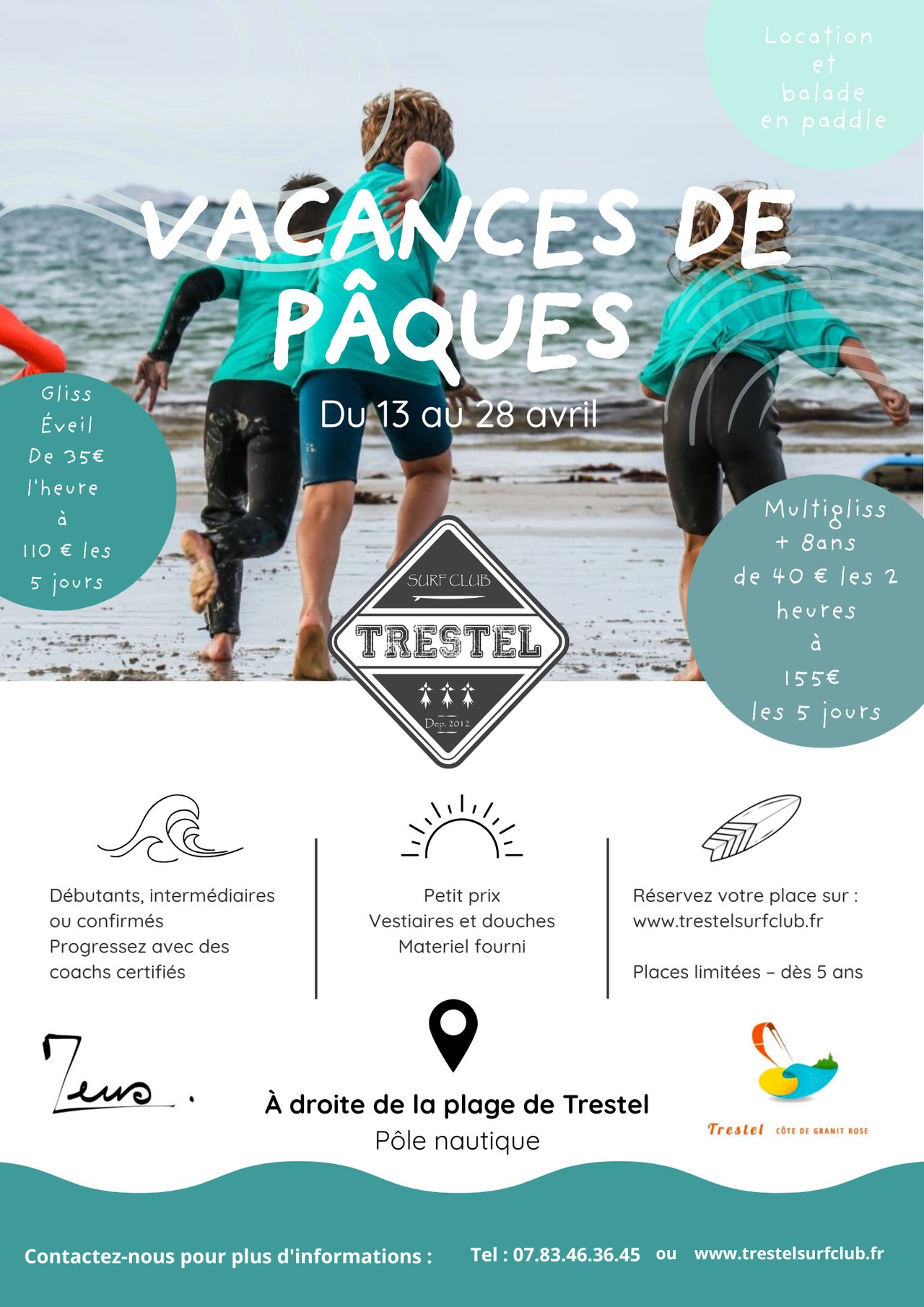 Venez surfer à Pâques !