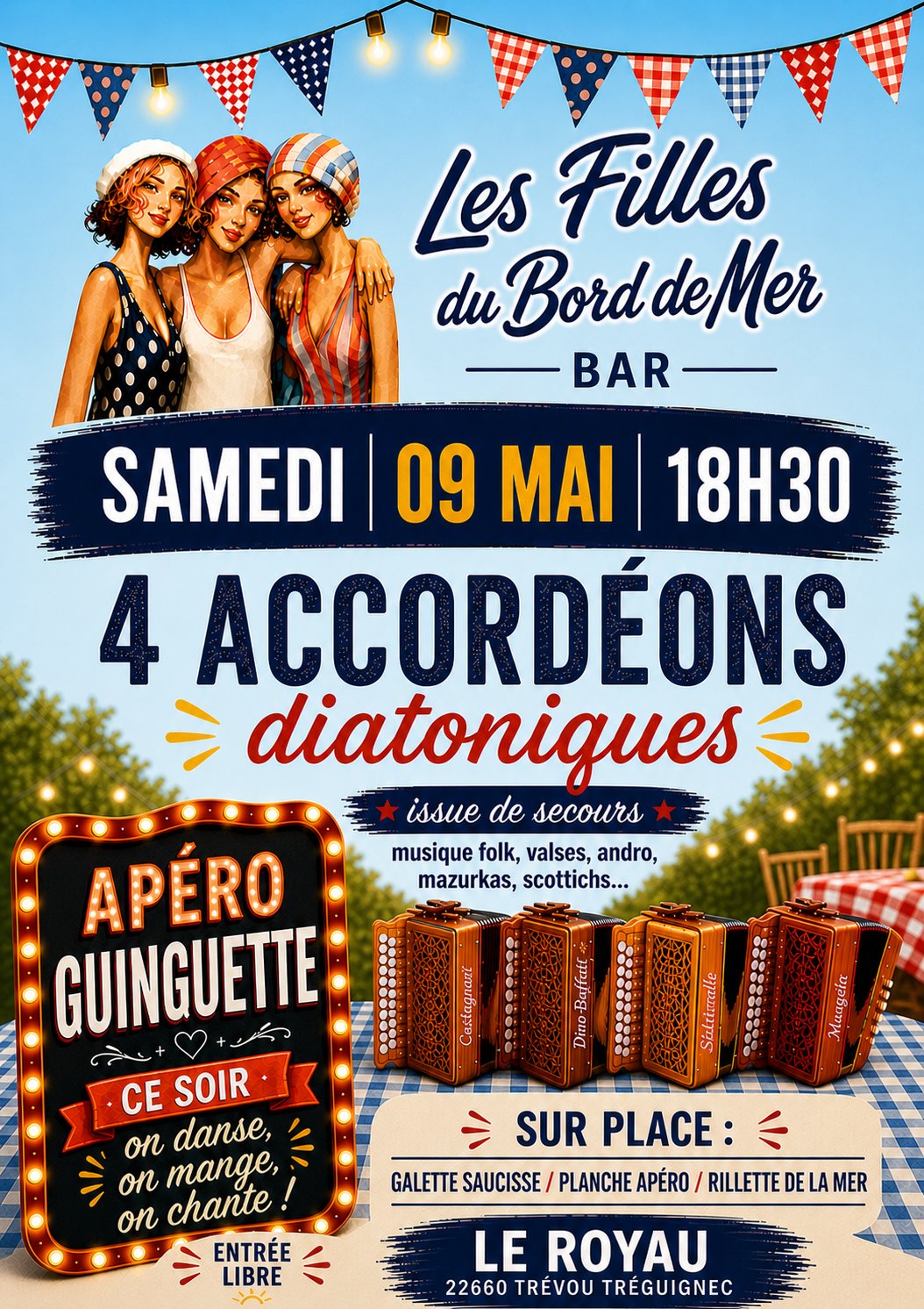SAMEDI 09 MAI APERO GUINGUETTE