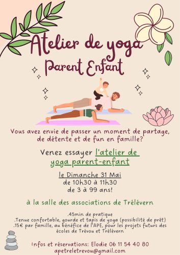 Dimanche 31 mai : atelier de yoga parent-enfant