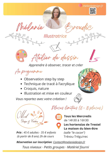 🎨 À partir du 20 mai : atelier dessin tous les mercredis aux Hortensias