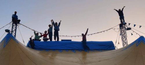 Jeudi 21 mai - Découvrez un spectacle en création sous le chapiteau jaune de Popcorn,