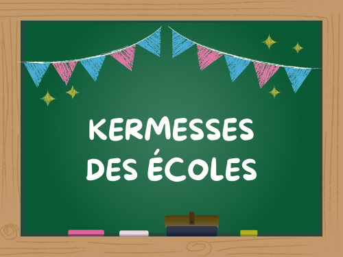 Dimanche 14 juin : Kermesses des écoles 🎈