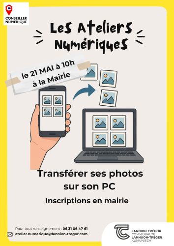 21 mai – Atelier numérique : transférer ses photos du smartphone à l’ordinateur