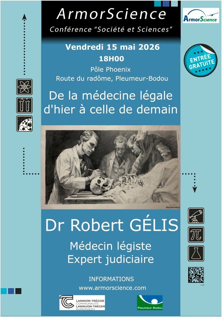 Conférence AmorScience le 15 mai à 18h00 à Pleumeur Bodou