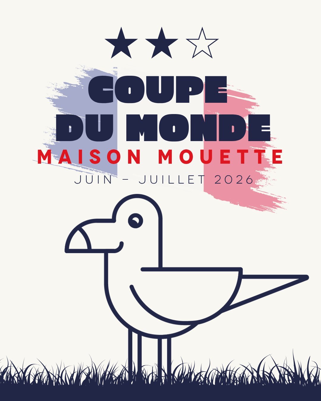 Et si vous veniez supporter les bleus chez Maison Mouette ?