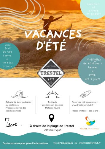 Les réservations été 2026 sont ouvertes au Trestel Surf Club !