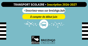 Transports scolaires BreizhGo : Inscriptions pour la rentrée 2026-2027
