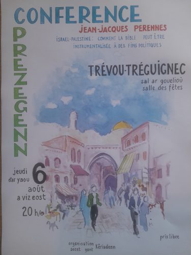 Jeudi 6 août : Kêriadenn organise une rencontre avec Jean-Jacques Pérennes, historien des religions et prêtre dominicain