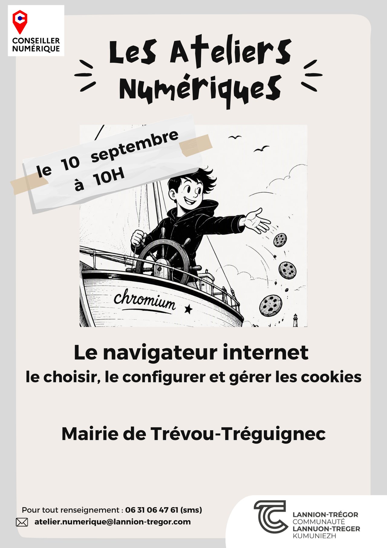 💻 Jeudi 10 septembre : reprise des ateliers numériques !