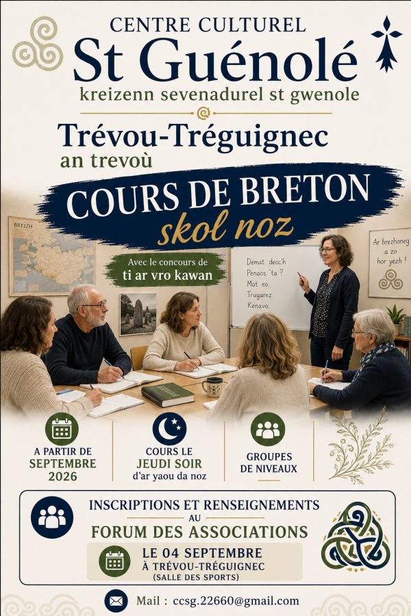 Envie de découvrir ou de perfectionner votre breton ?