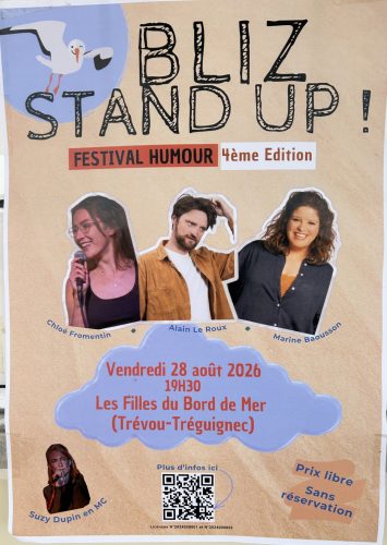 🎤 Vendredi 28 août : soirée Blizz Stand Up aux Filles du bord de mer