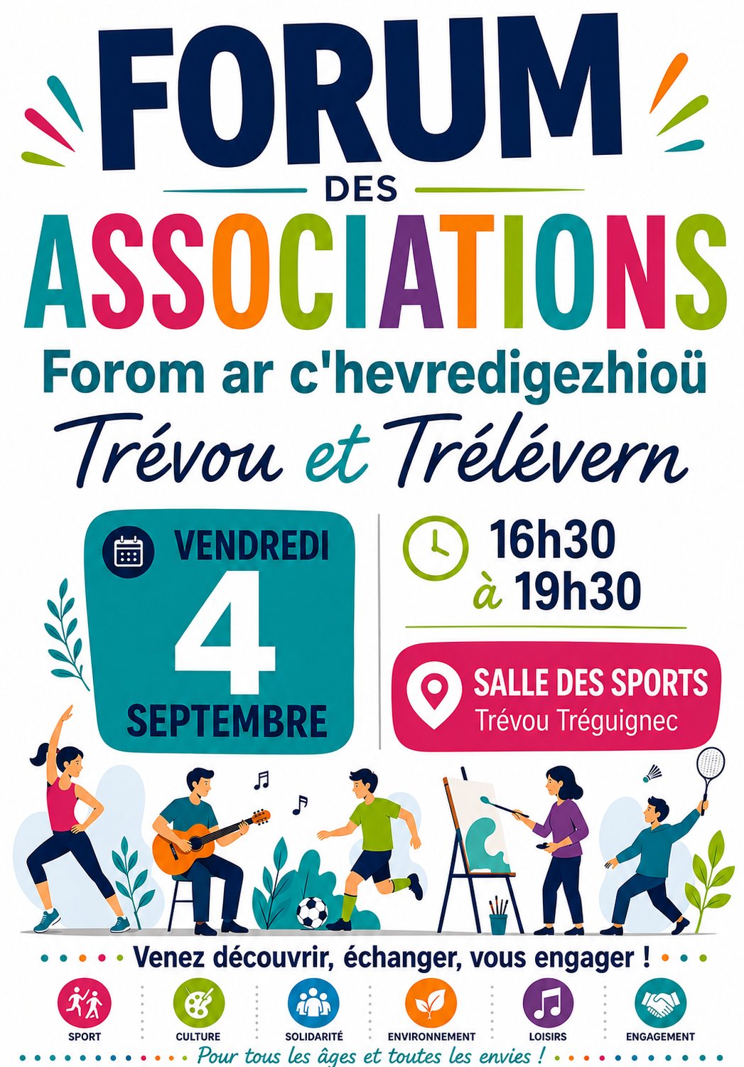 🤝 Vendredi 4 septembre : Forum des Associations