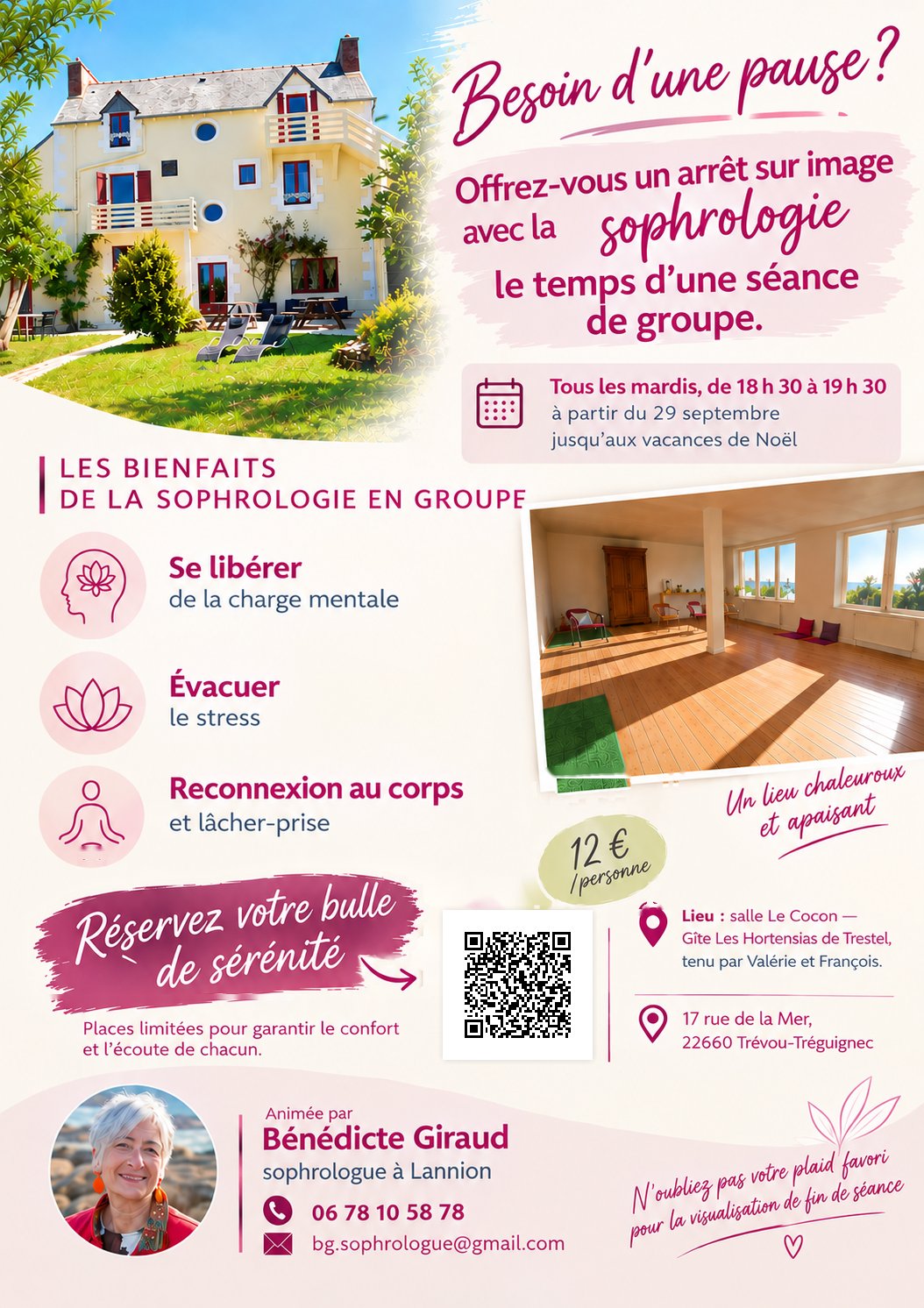 Séances de sophrologie de groupe