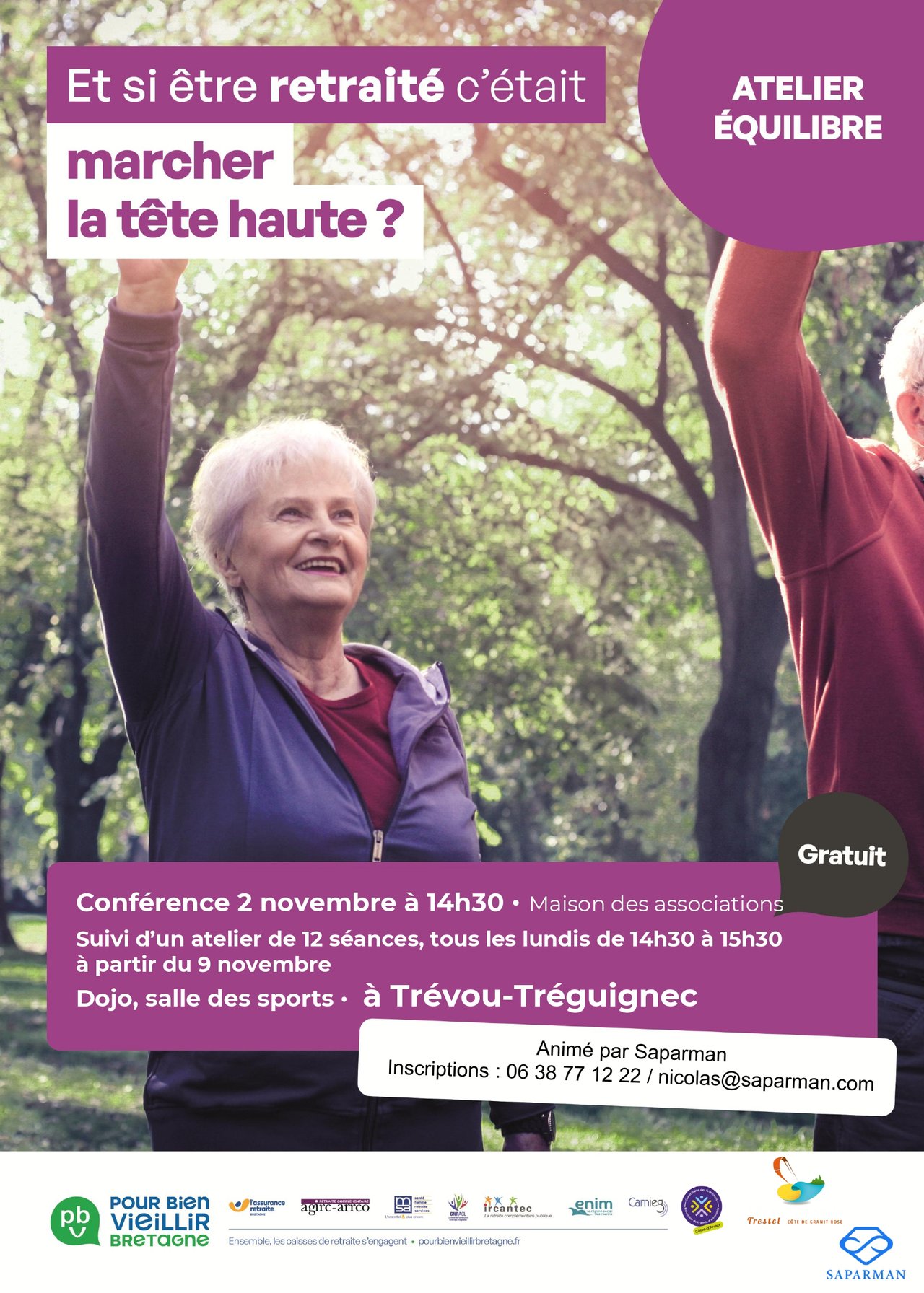 Atelier Equilibre sur Trévou à partir de novembre
