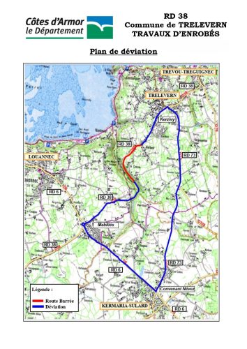 🚧 A partir du lundi 28 septembre : travaux de réfection de la RD 38 – Route de Kabatous