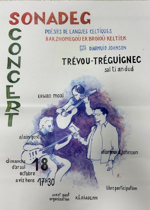 Après la causerie du 13, deux rendez-vous autour de la langue bretonne les 16 et 18 octobre avec Kêriadenn