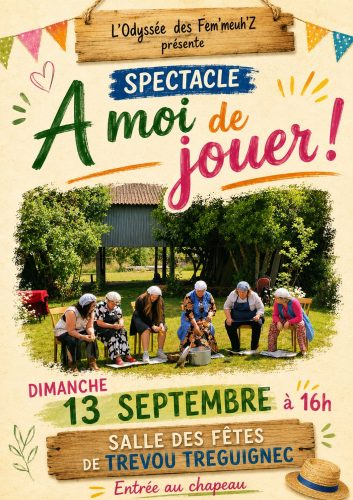 Dimanche 13 septembre : représentation théâtrale « À moi de jouer ! »