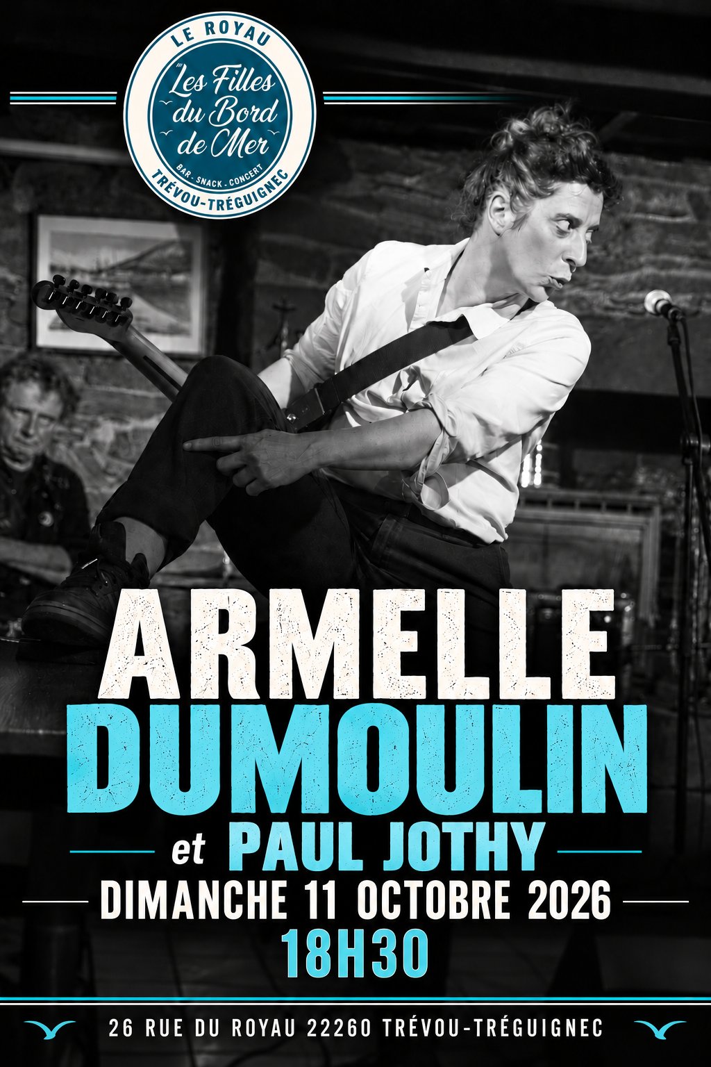 Dimanche 11 octobre : Concert de Armelle Dumoulin aux Filles du Bord de Mer