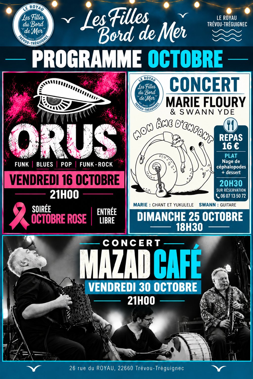programme octobre